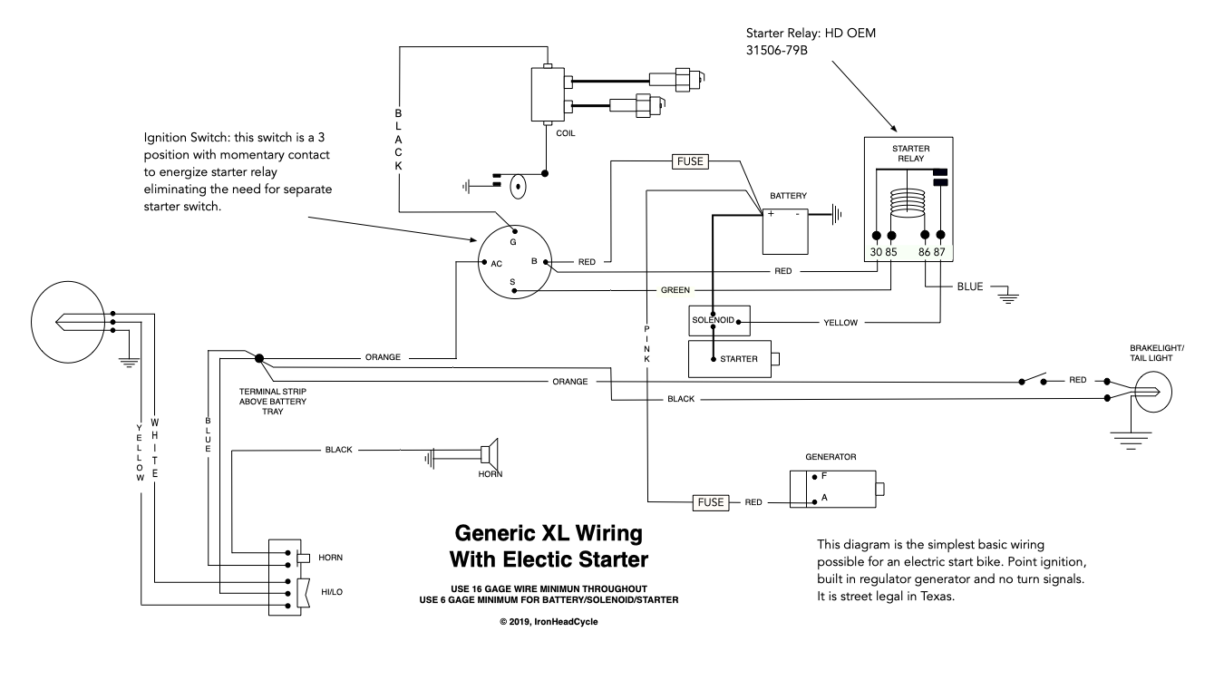 Wiring Electric Start